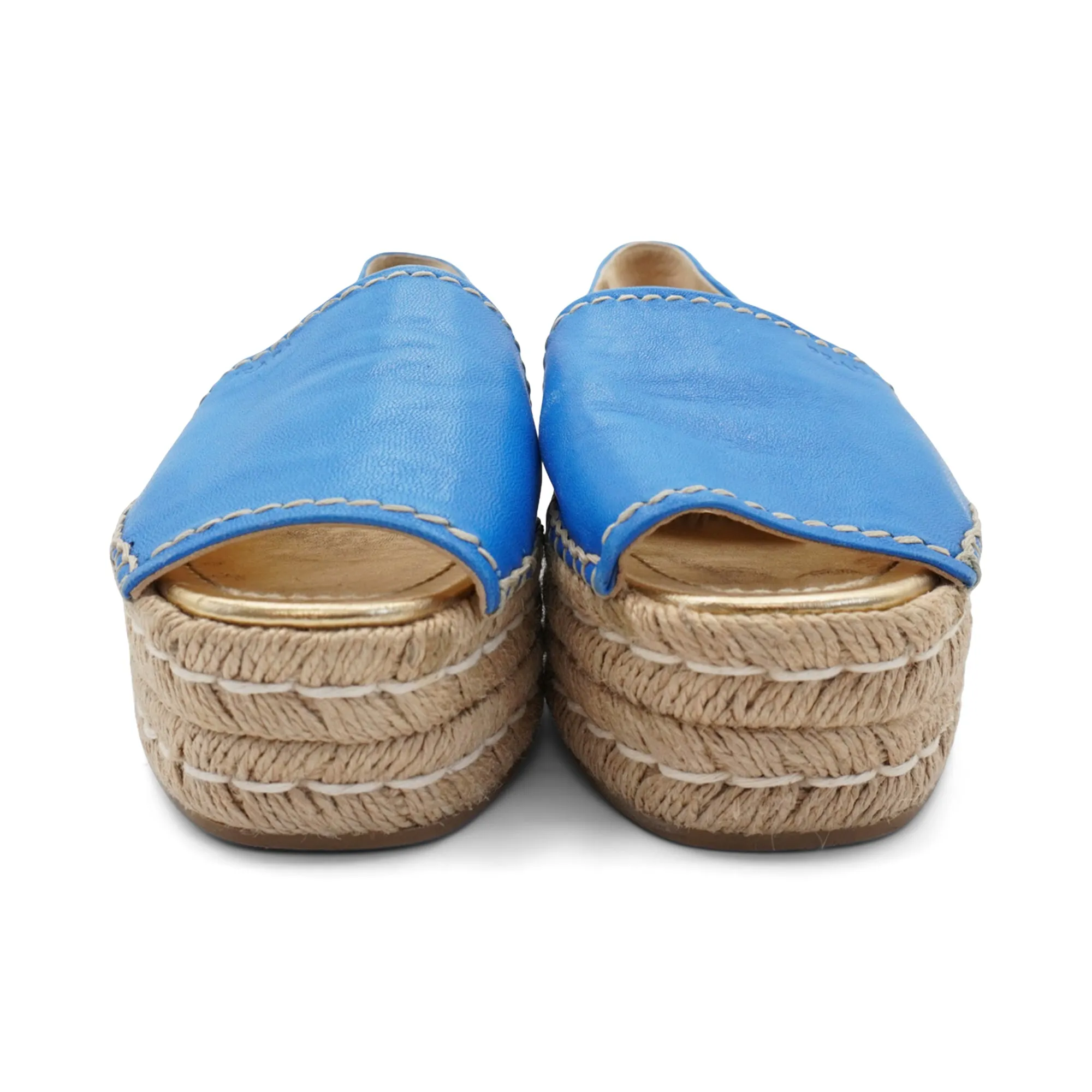 Prada Peep-Toe Espadrilles - Women's 36.5