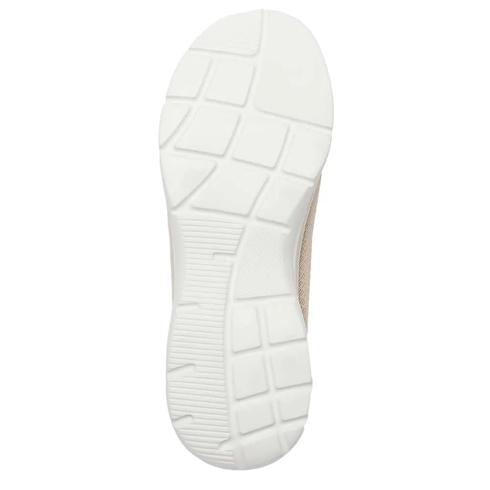 Quest Flat in Beige Knit
