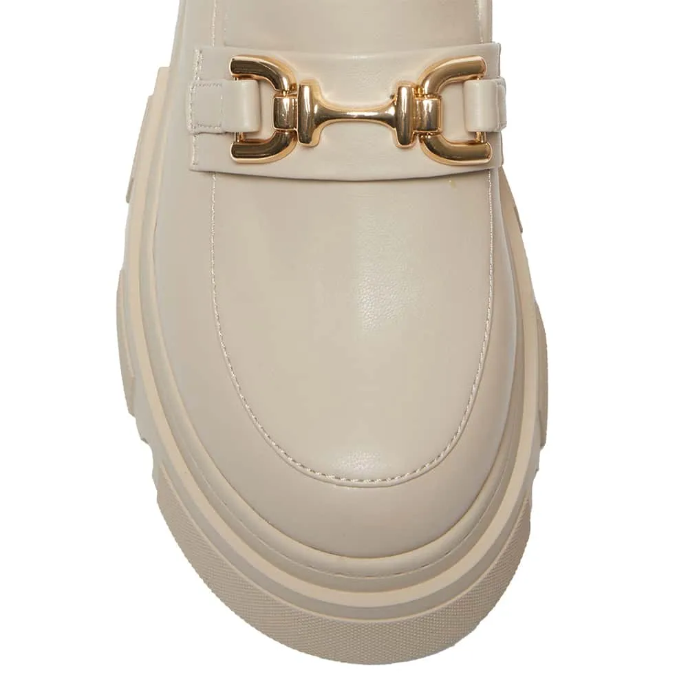 Rampage Loafer in Nude Smooth