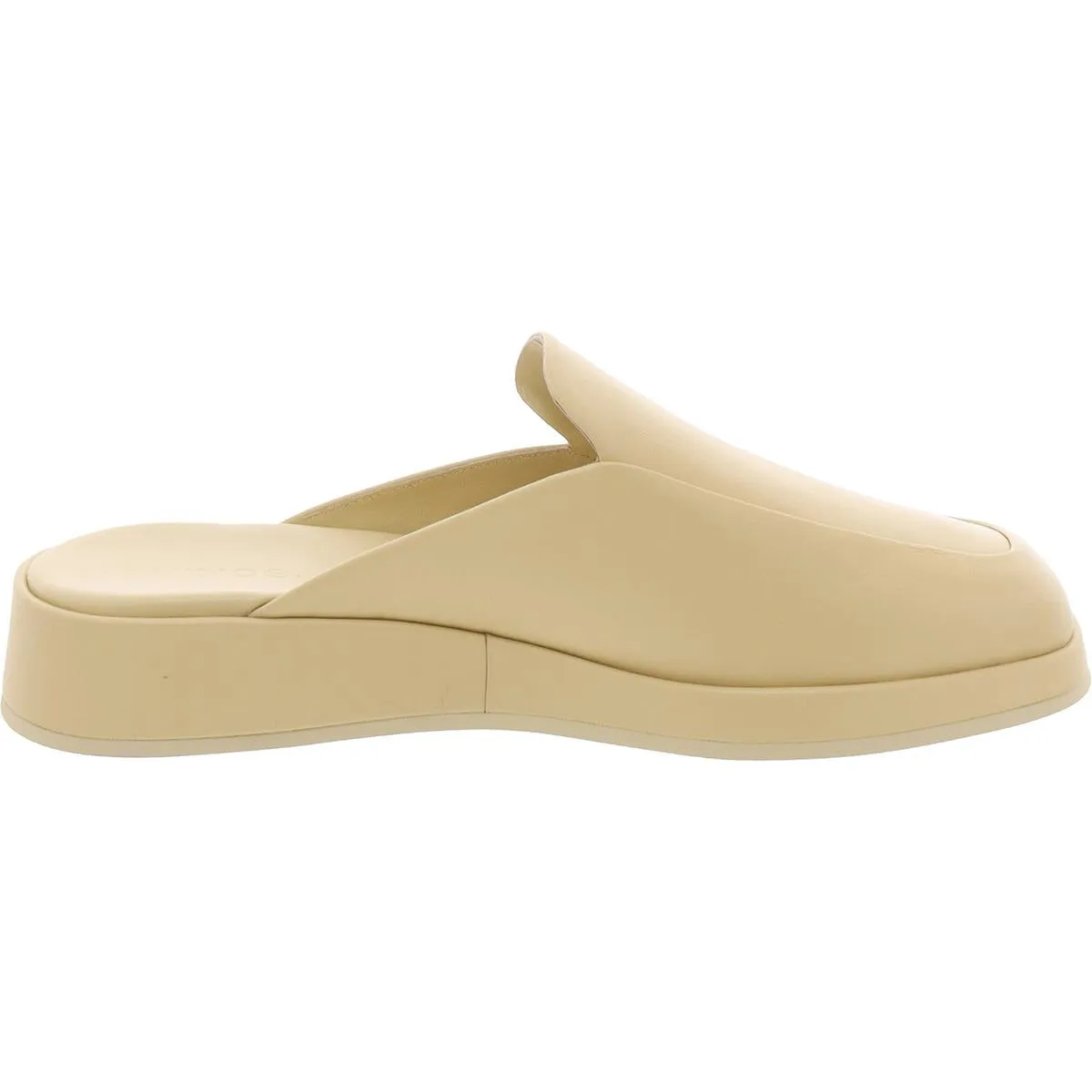 Raquel Womens Cushioned Footbed Leather Mules