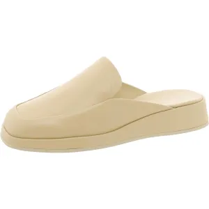 Raquel Womens Cushioned Footbed Leather Mules