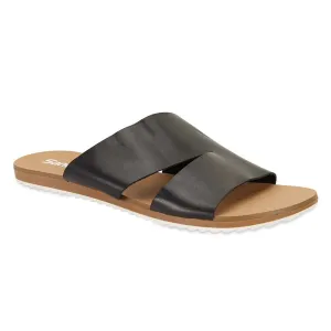 Rascal Slide in Black Leather