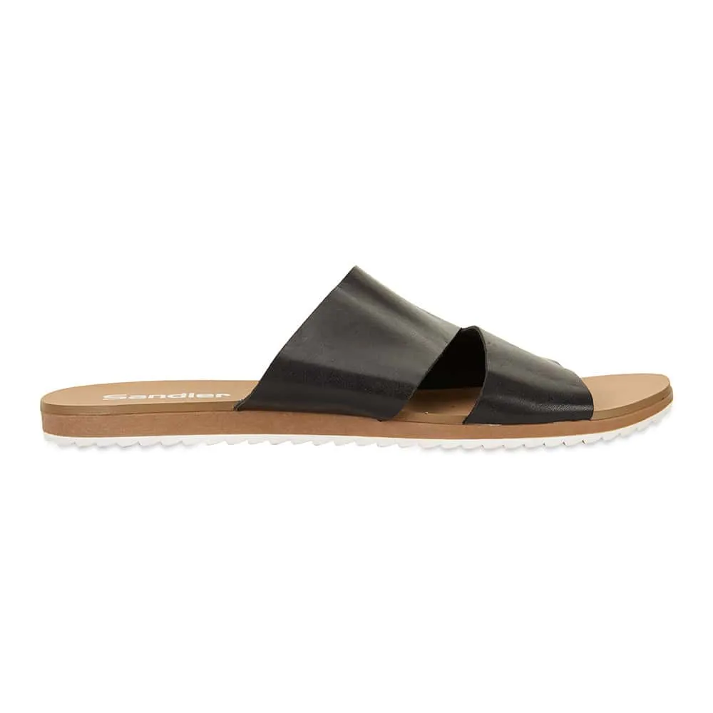 Rascal Slide in Black Leather