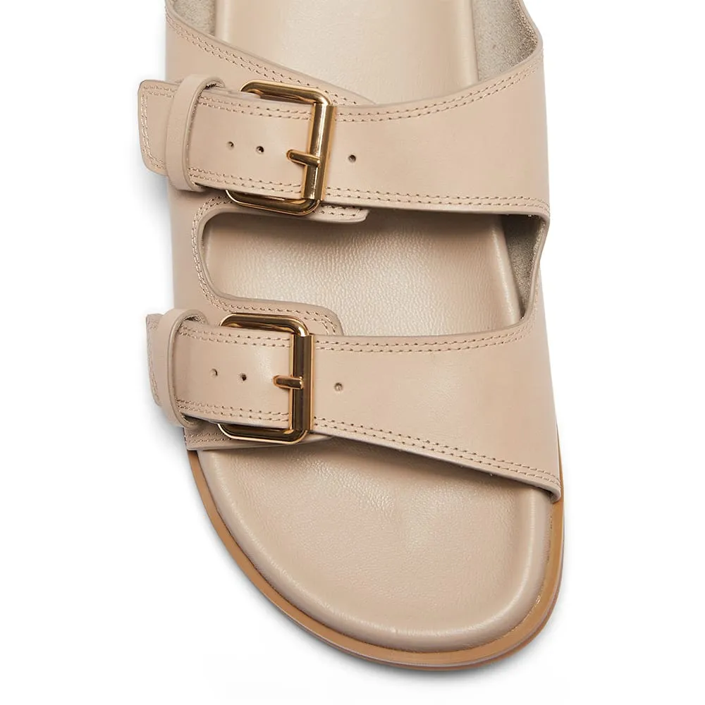 Rascal Slide in Nude Leather