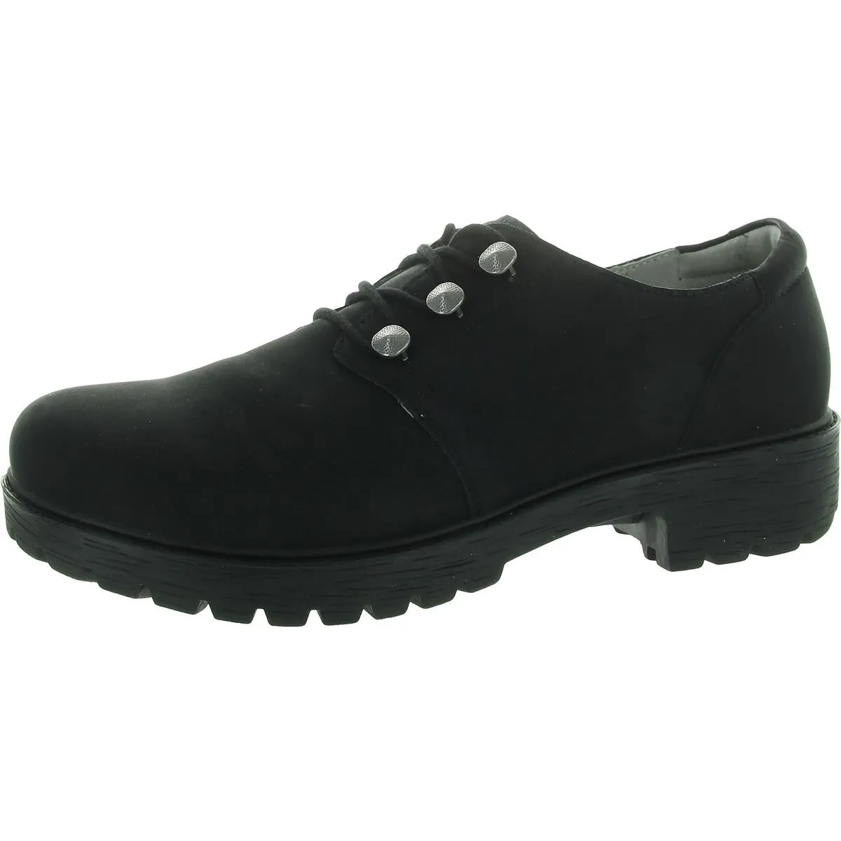 RESA Womens Lugged Sole Leather Oxfords