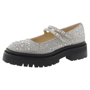 Rico Womens Rhinestone Man Made Mary Janes