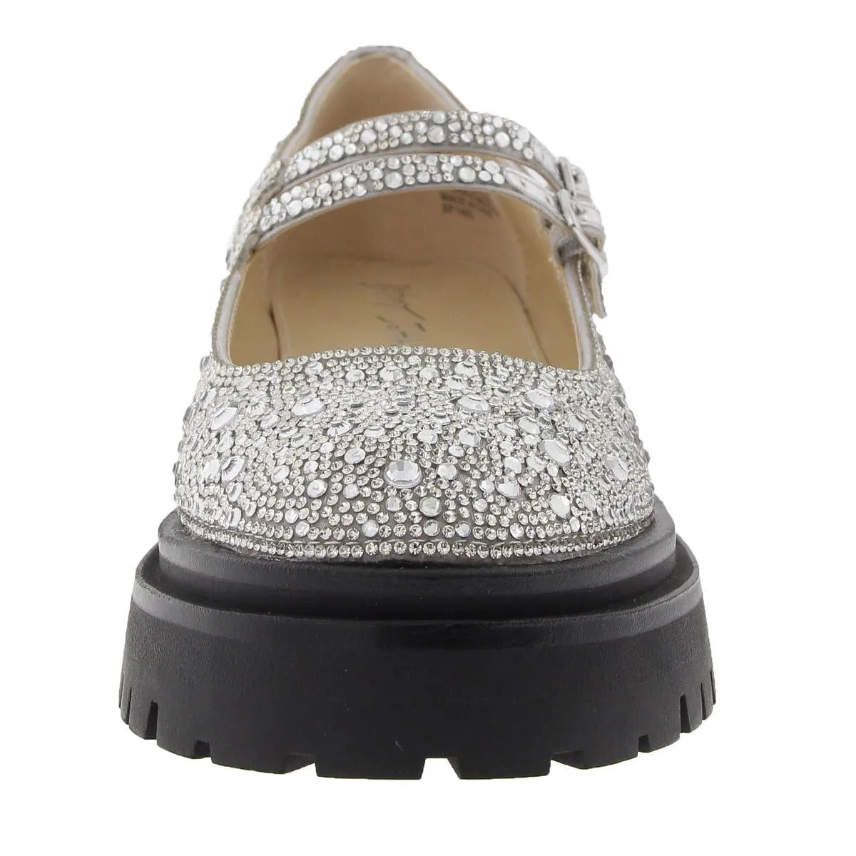 Rico Womens Rhinestone Man Made Mary Janes