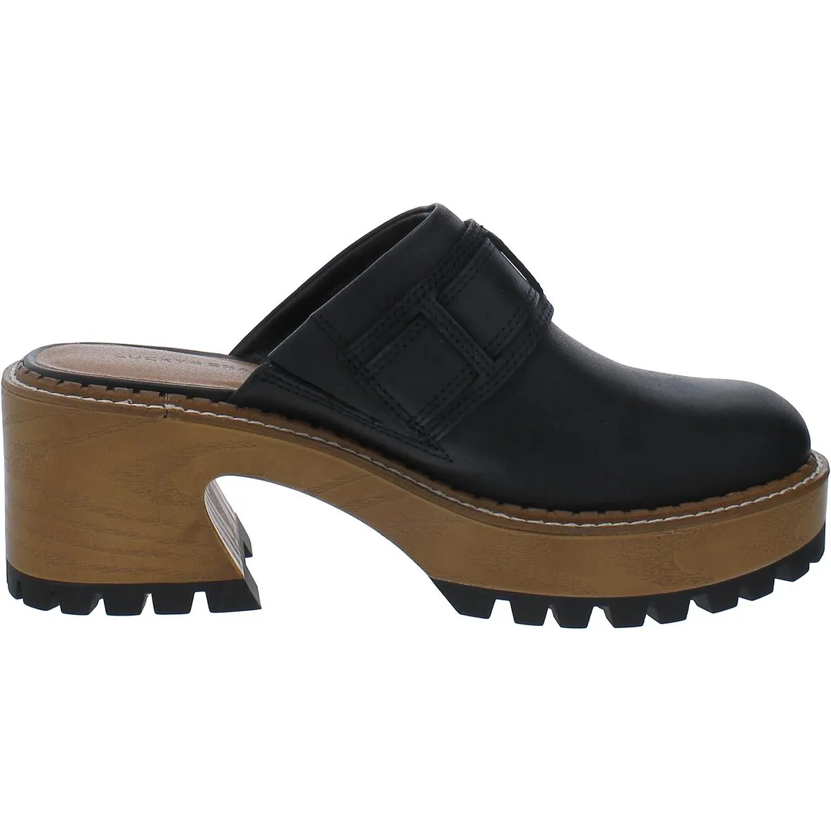 Rishona Womens Leather Slip On Clogs