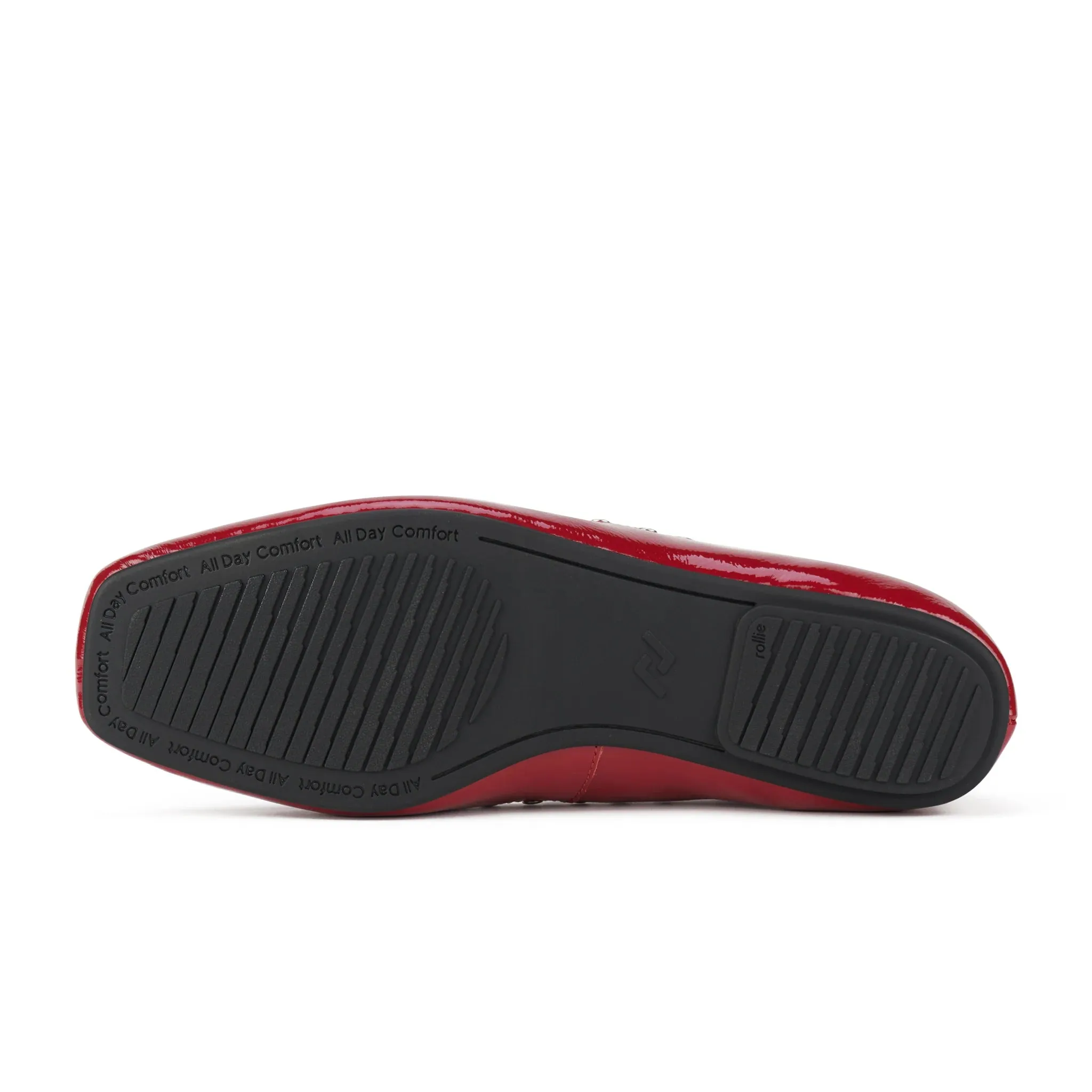 Rollie Ballet Mary Jane Stud Merlot Patent