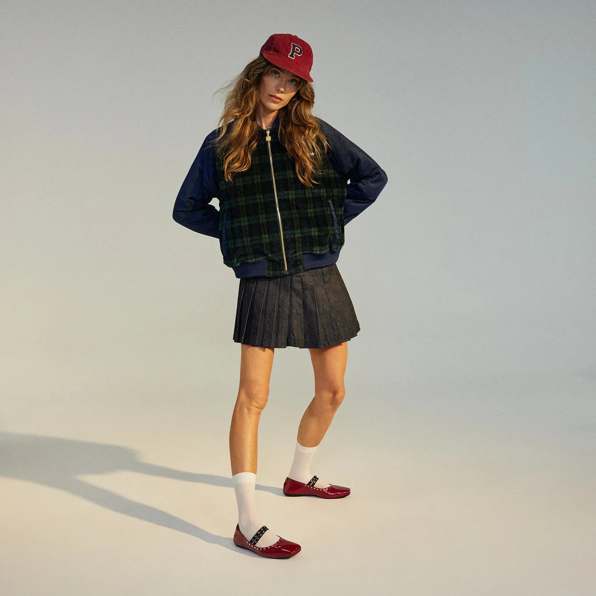 Rollie Ballet Mary Jane Stud Merlot Patent