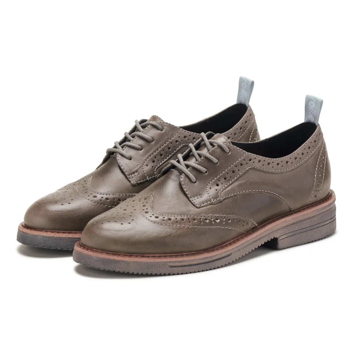 Rollie Brogue Rise Vintage Steel