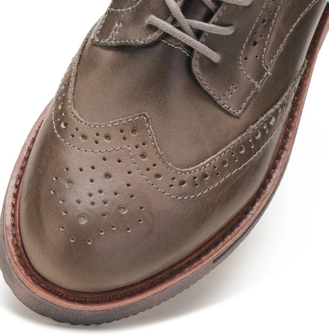 Rollie Brogue Rise Vintage Steel