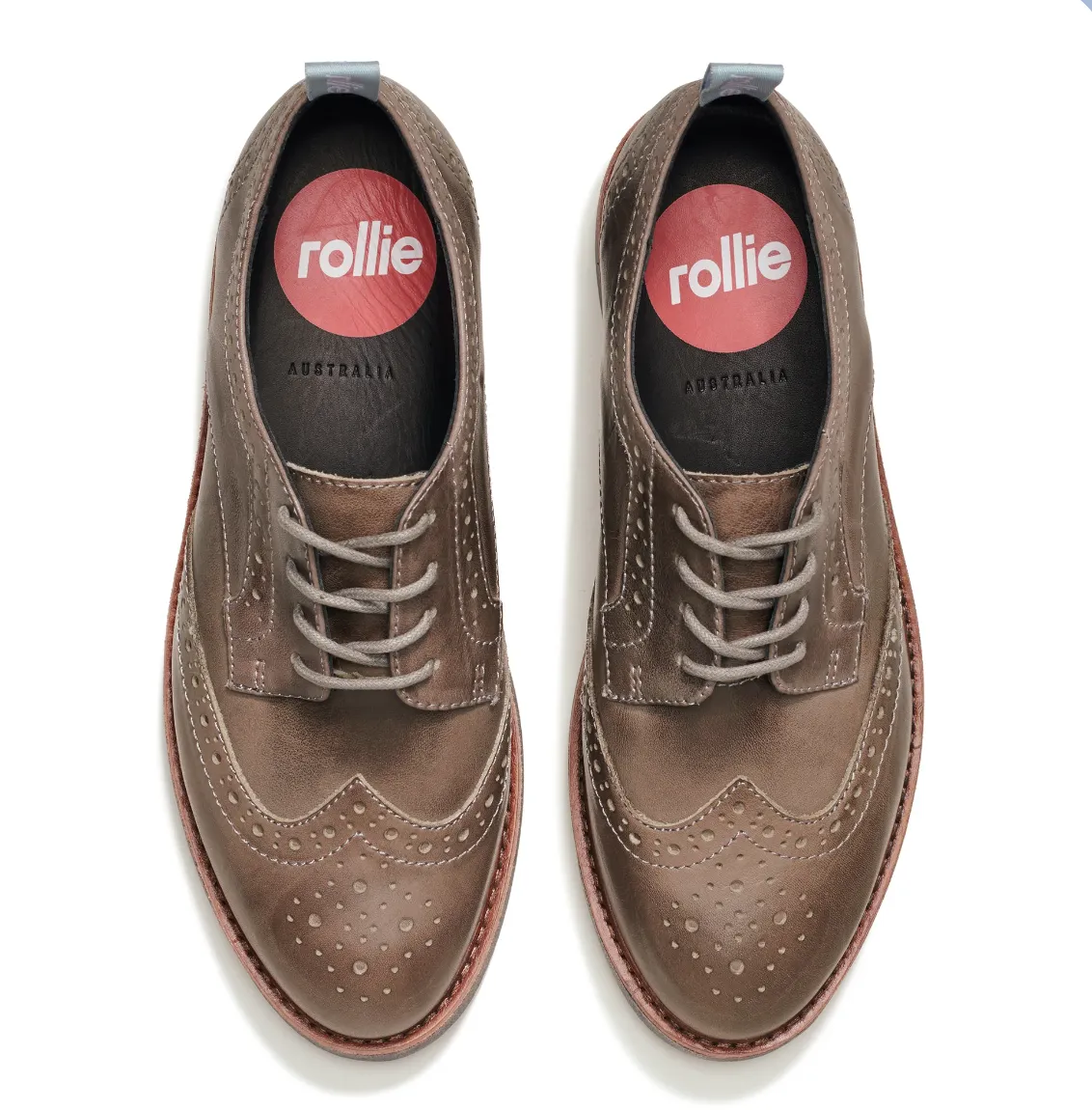 Rollie Brogue Rise Vintage Steel