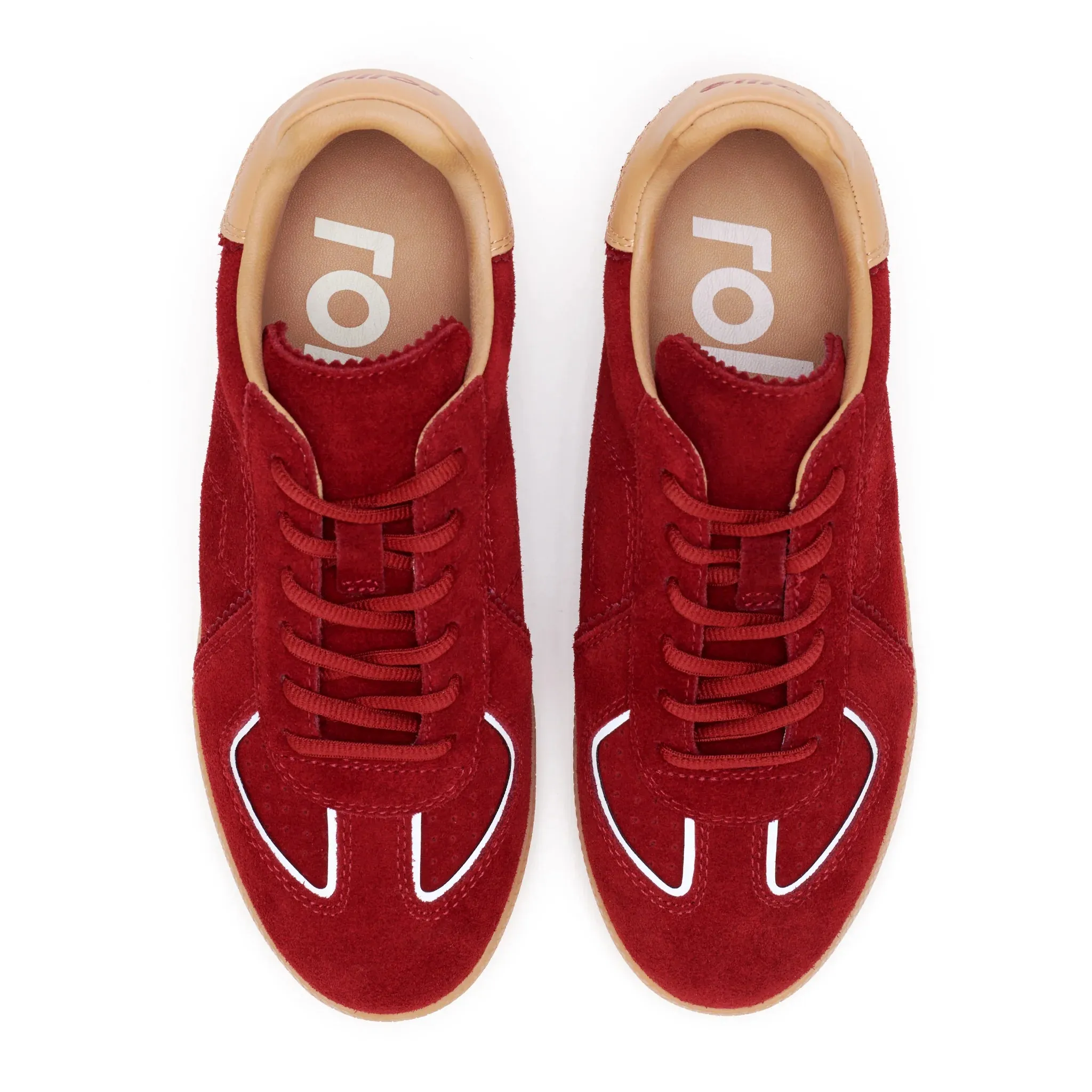 Rollie Pace Merlot Suede