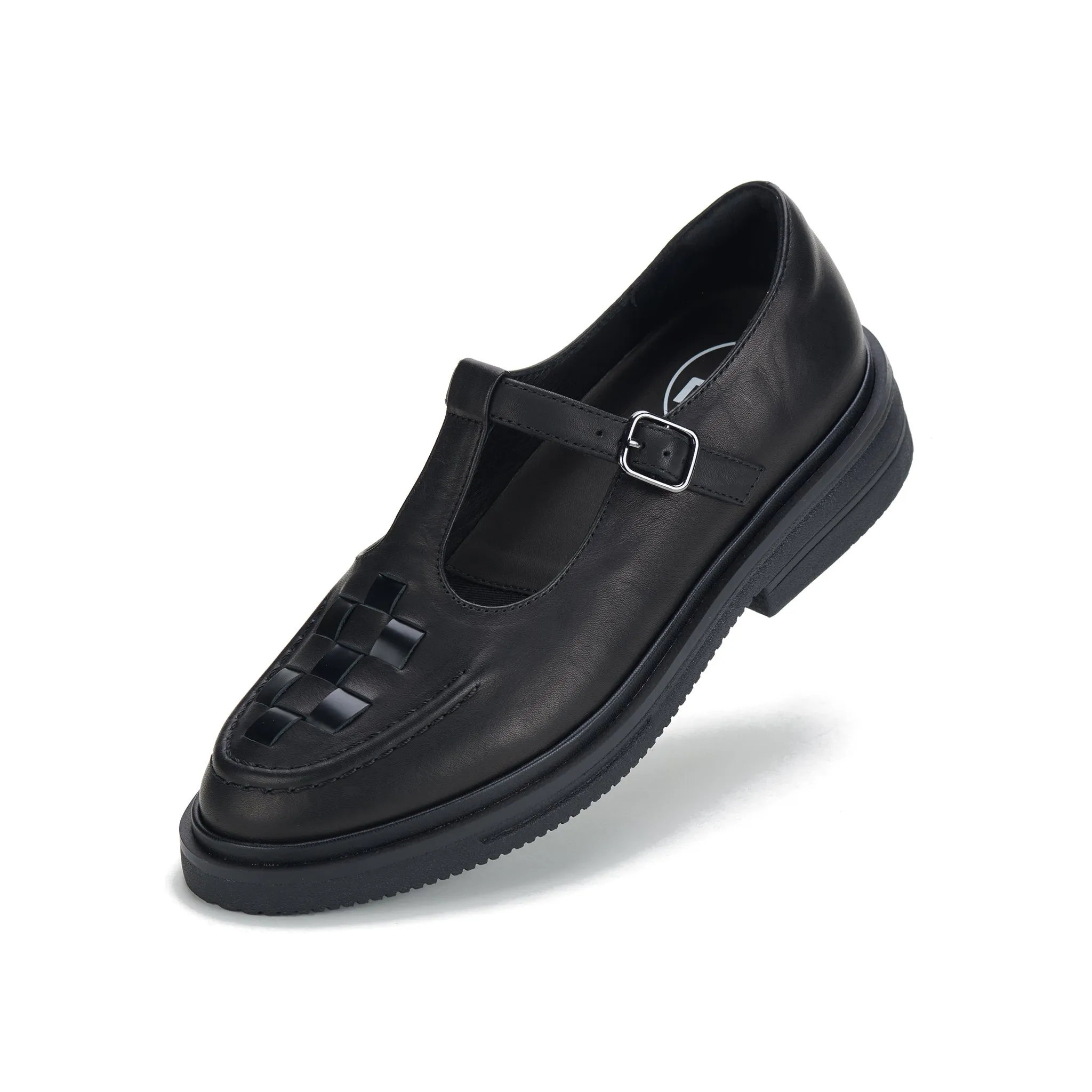 Rollie T-Bar Loafer Rise All Black
