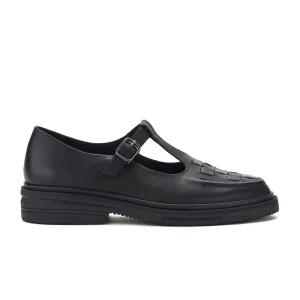 Rollie T-Bar Loafer Rise All Black