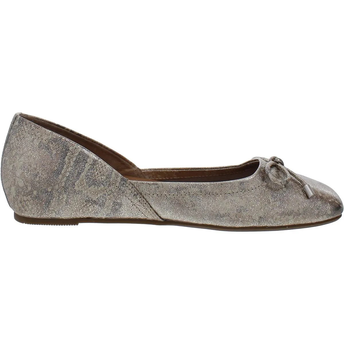 Sailor Womens Leather Bow Ballet Flats