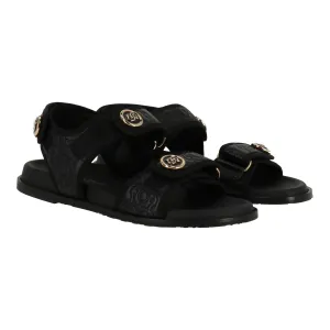 Salvatore Ferragamo Womens Black Flat