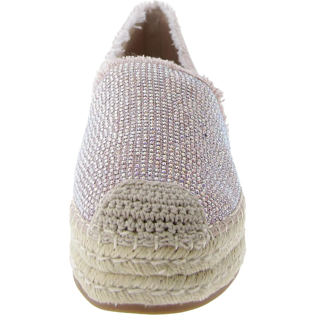 Samara Womens Rhinestone Slip On Espadrilles