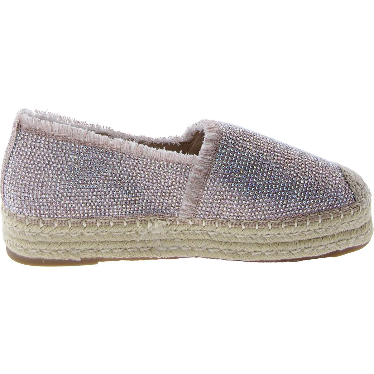 Samara Womens Rhinestone Slip On Espadrilles