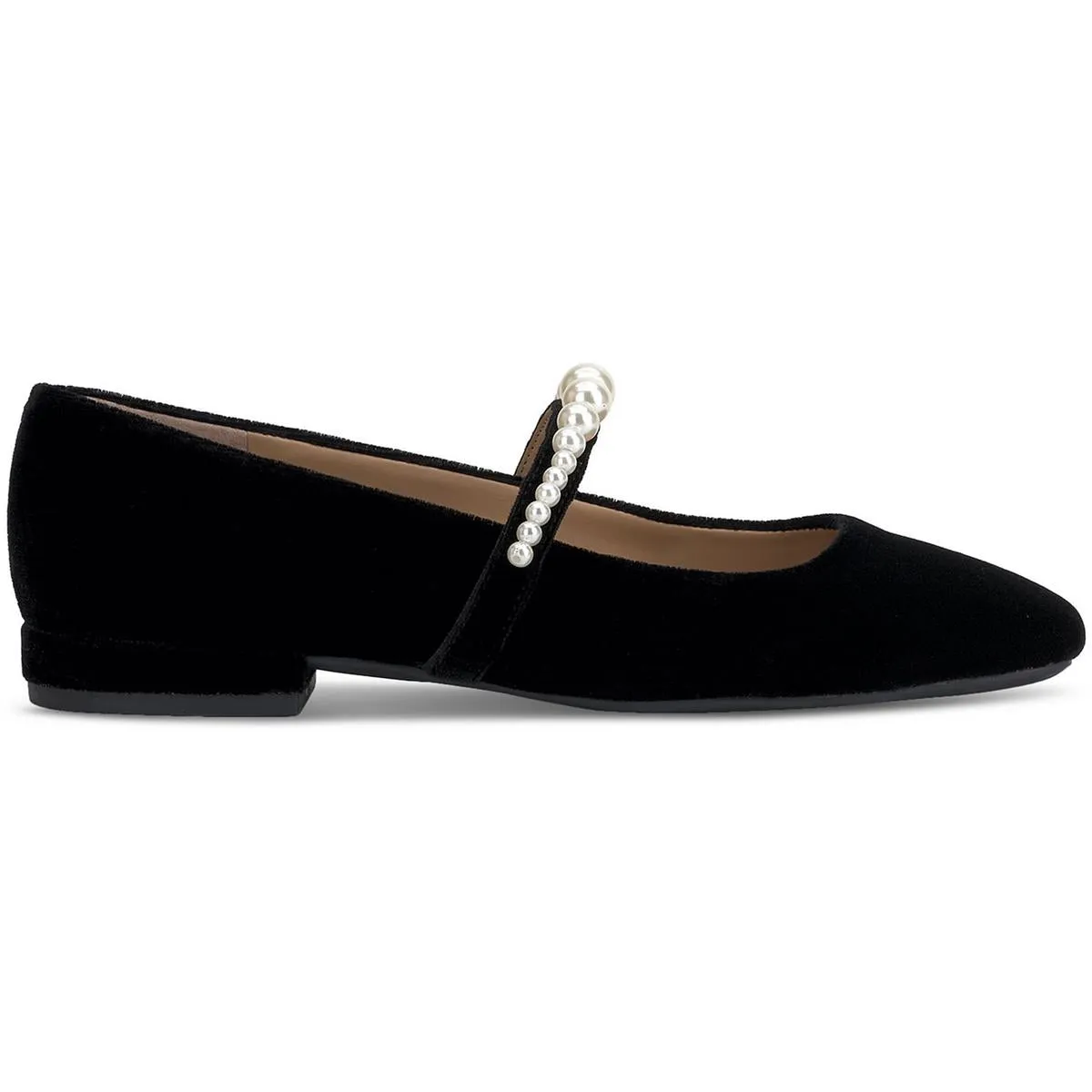 SarryAF Womens Solid Velvet Ballet Flats