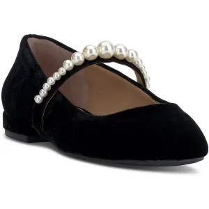 SarryAF Womens Solid Velvet Ballet Flats