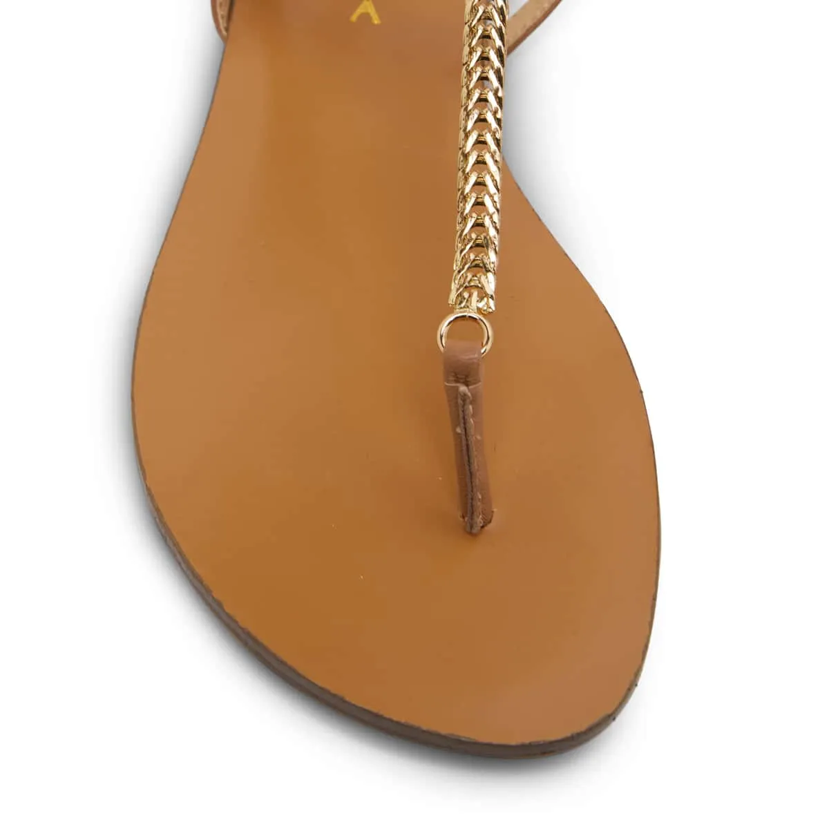 Saskia Sandal in Light Tan Leather