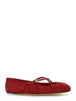 Satin Ballerina Flats
