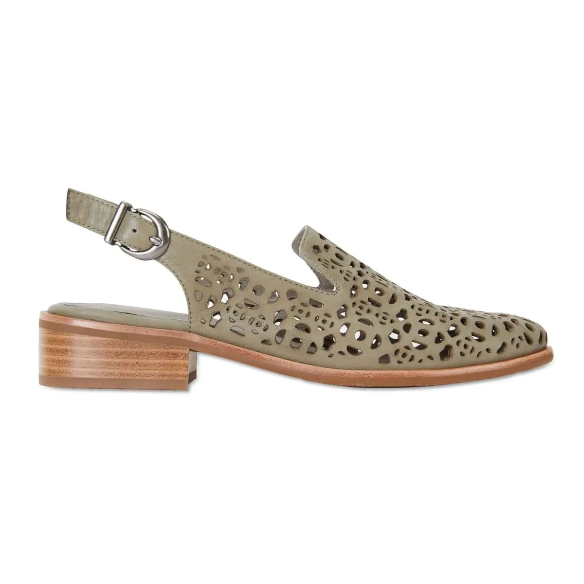Scribe Loafer in Khaki Leather