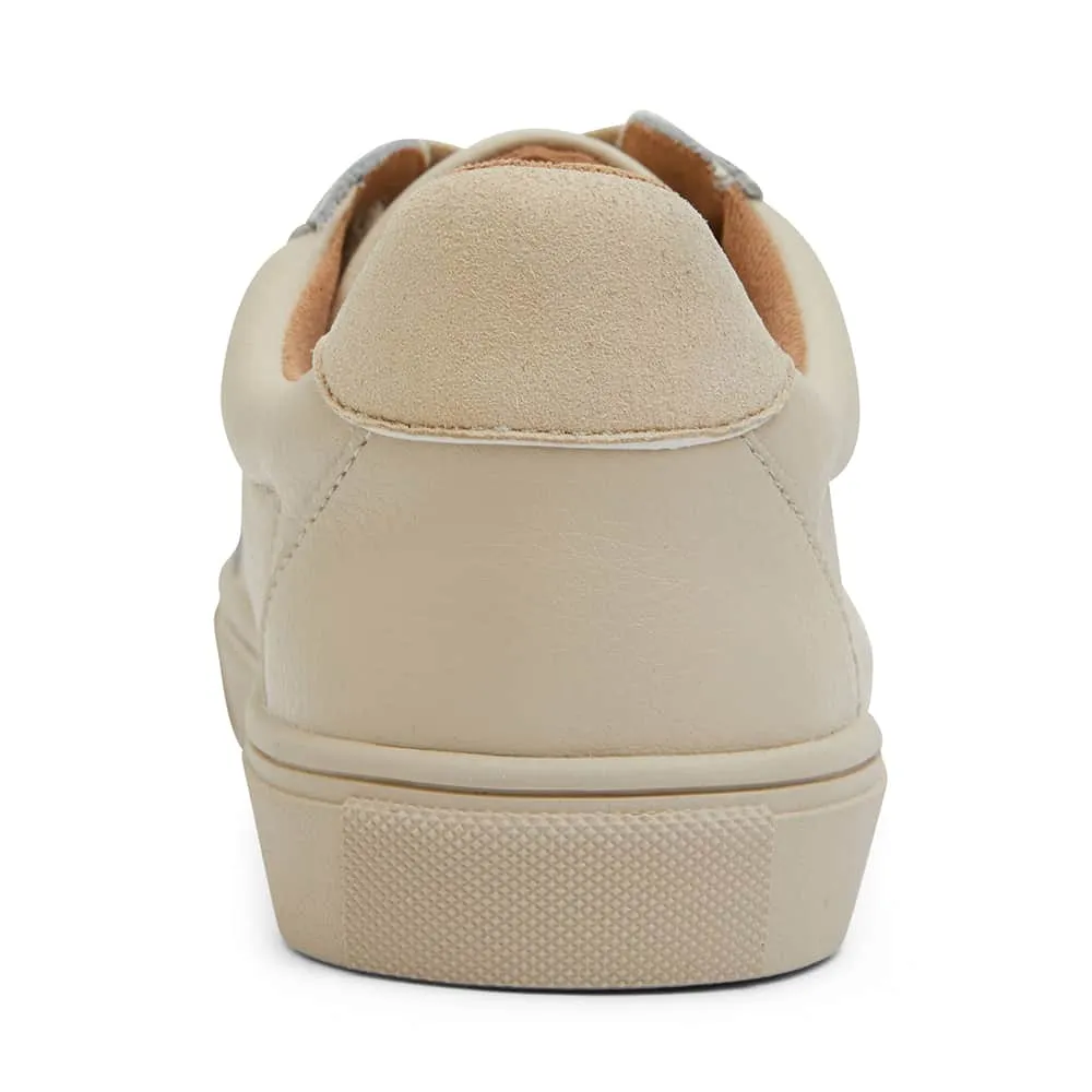 Serena Sneaker in Ivory Leather