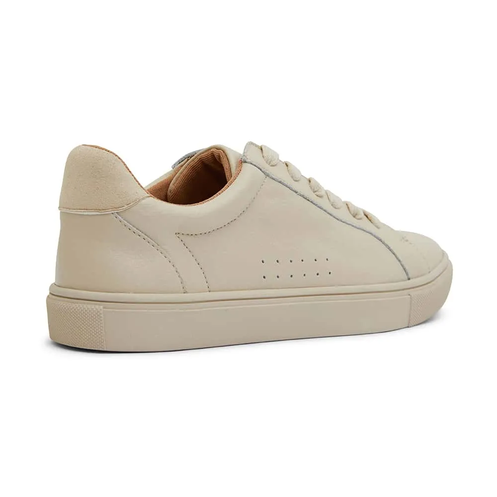 Serena Sneaker in Ivory Leather
