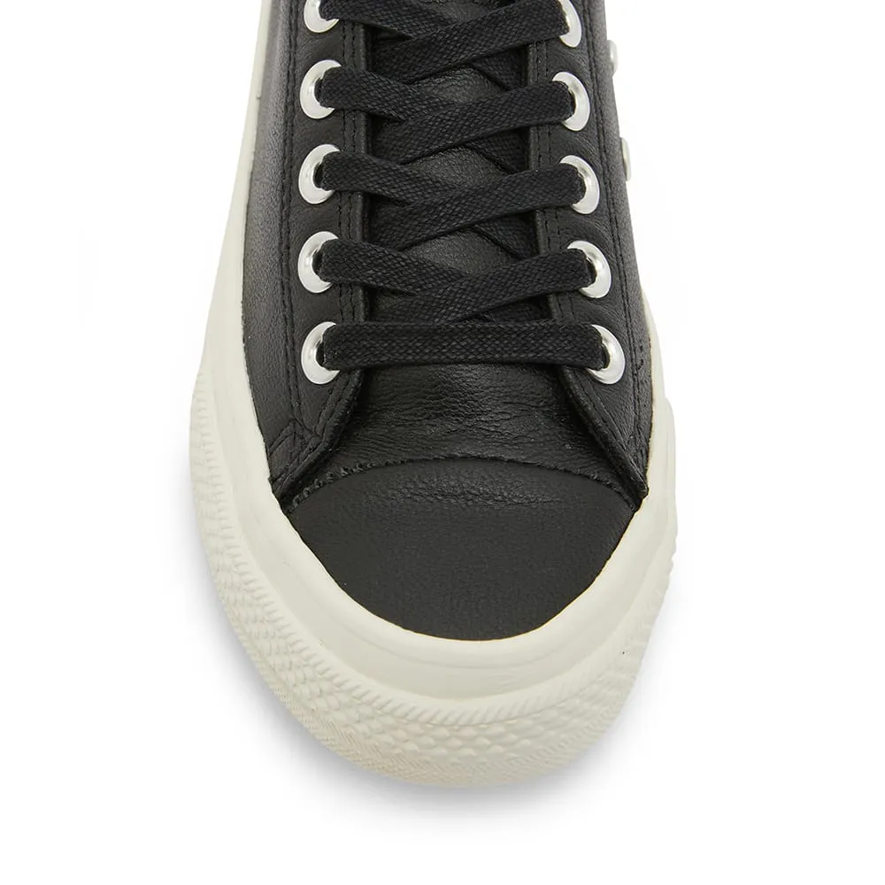 Sheldon Sneaker in Black Leather