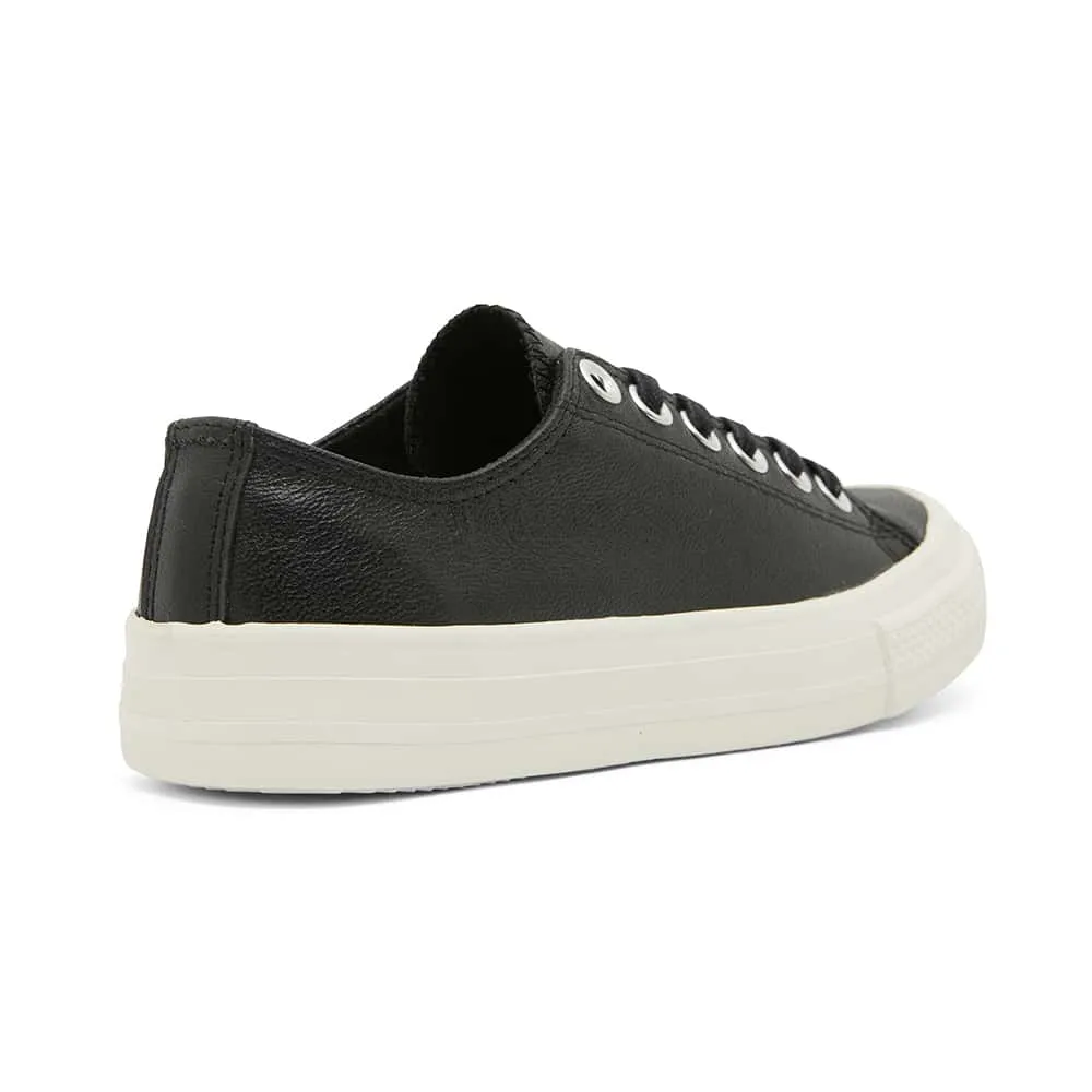 Sheldon Sneaker in Black Leather