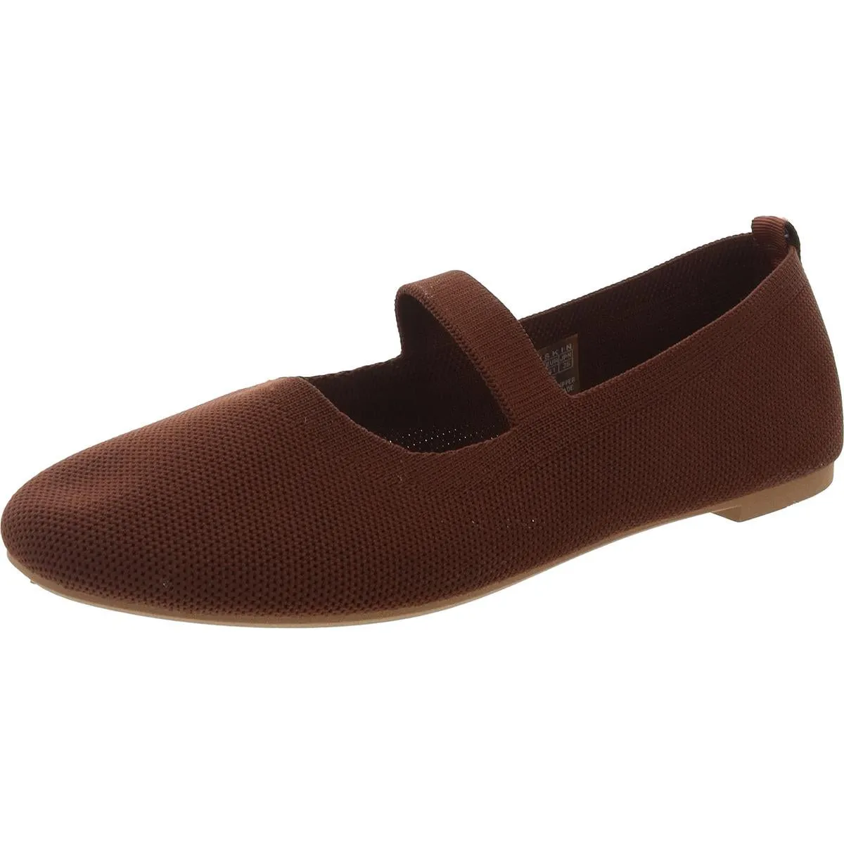 Shine Womens Knit Flat Ballet Flats