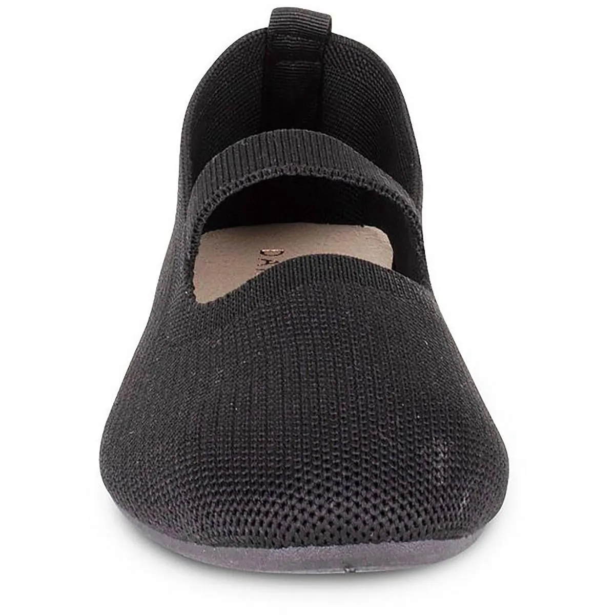 Shine Womens Knit Flat Ballet Flats