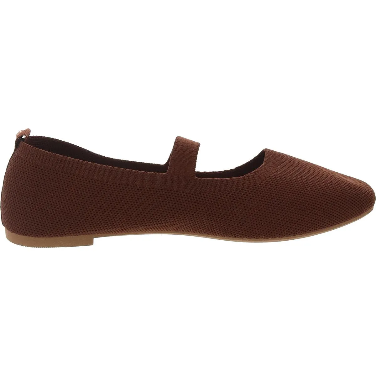 Shine Womens Knit Flat Ballet Flats