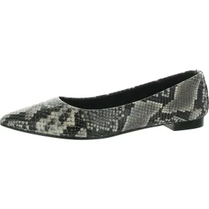 Sienna Womens Snake Print Ballet Flats