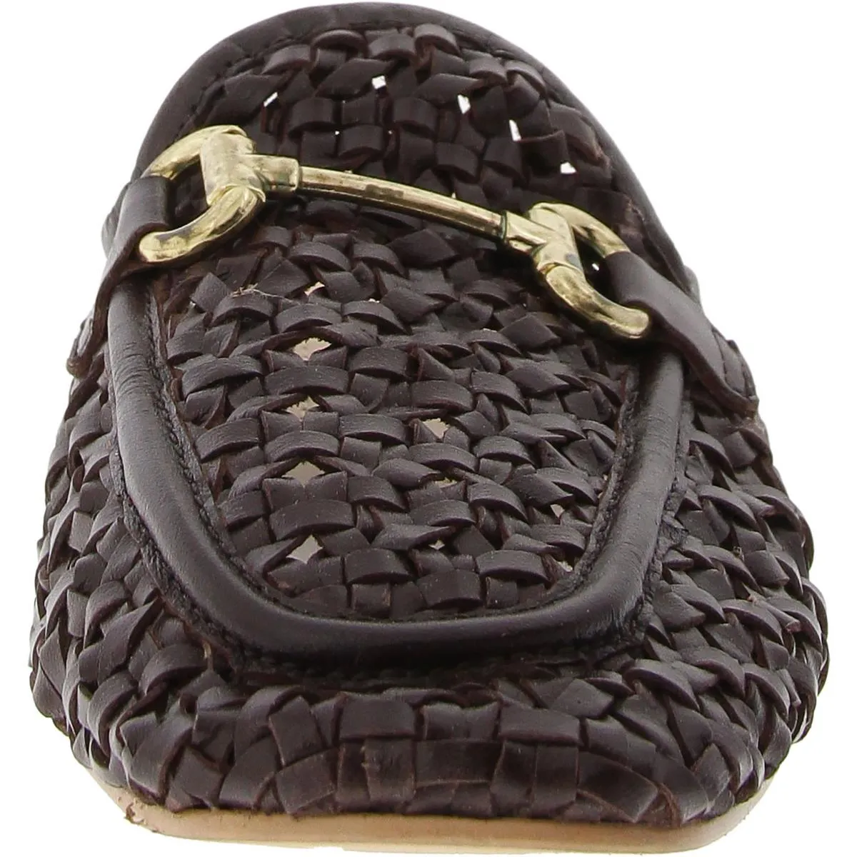 Sky Bird Womens Chain Leather Mules