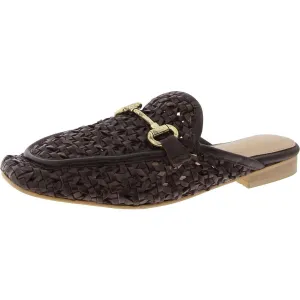 Sky Bird Womens Chain Leather Mules
