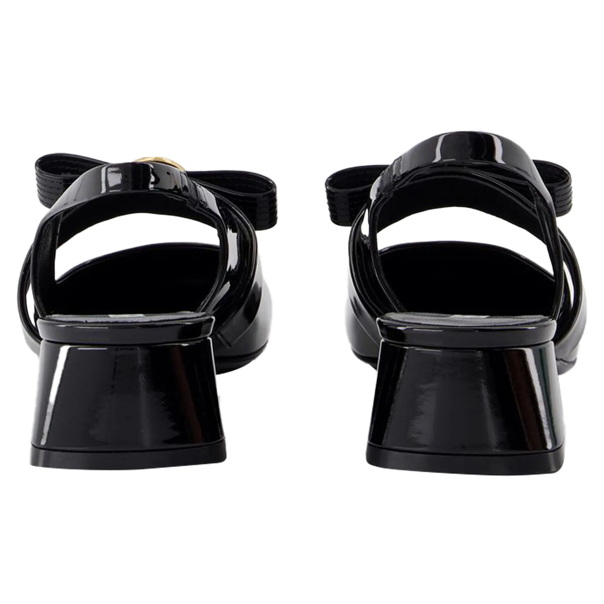 Sligback Gianni Ribbon - Versace - Leather - Black