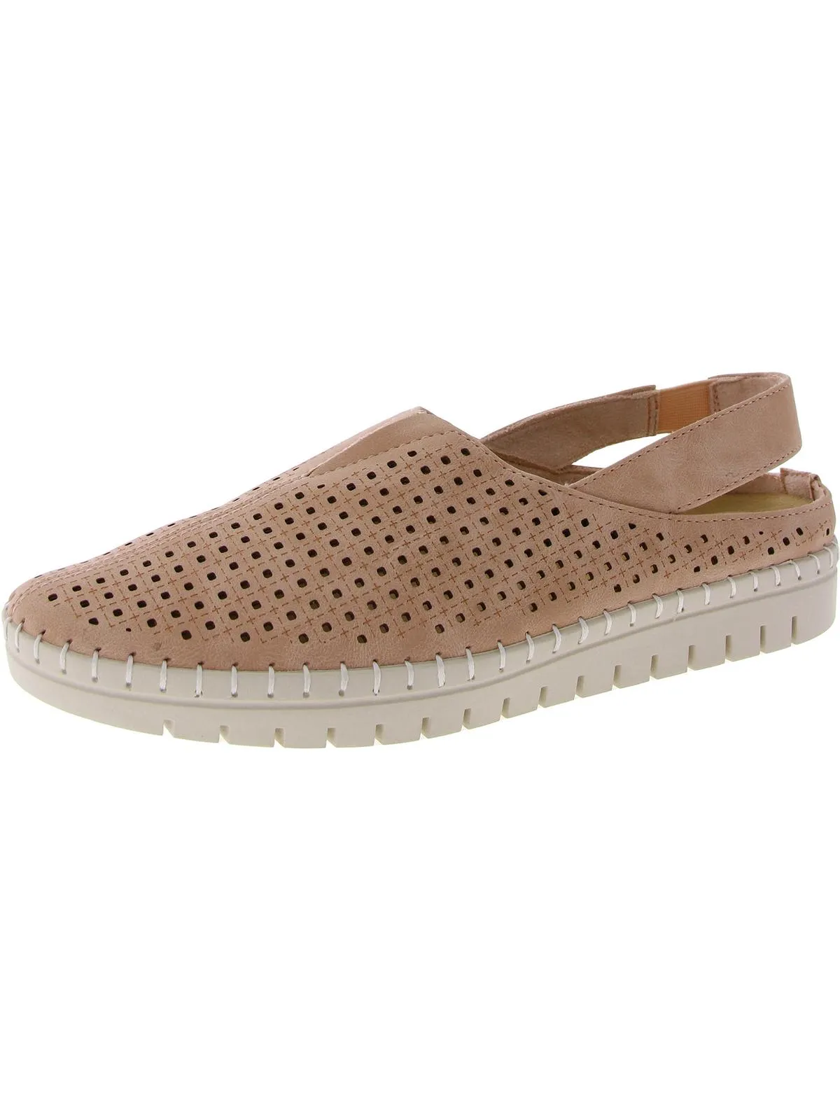 SoFresh Womens Faux Suede Slip On Slingbacks