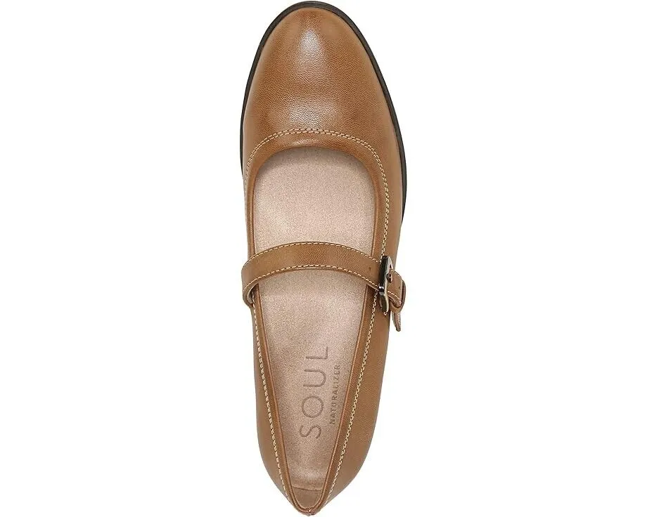Soul Naturalizer Ramona I2184S1 Flat Women's US 11 Tan Mary Jane Shoes ZPO264 (Brown,11)