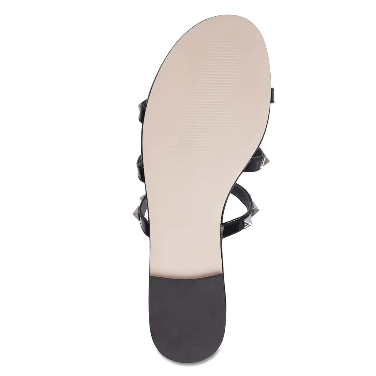 Spain Slide in Black Patent