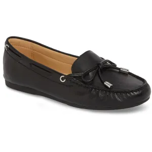 Sutton Womens Bow Leather Moccasins