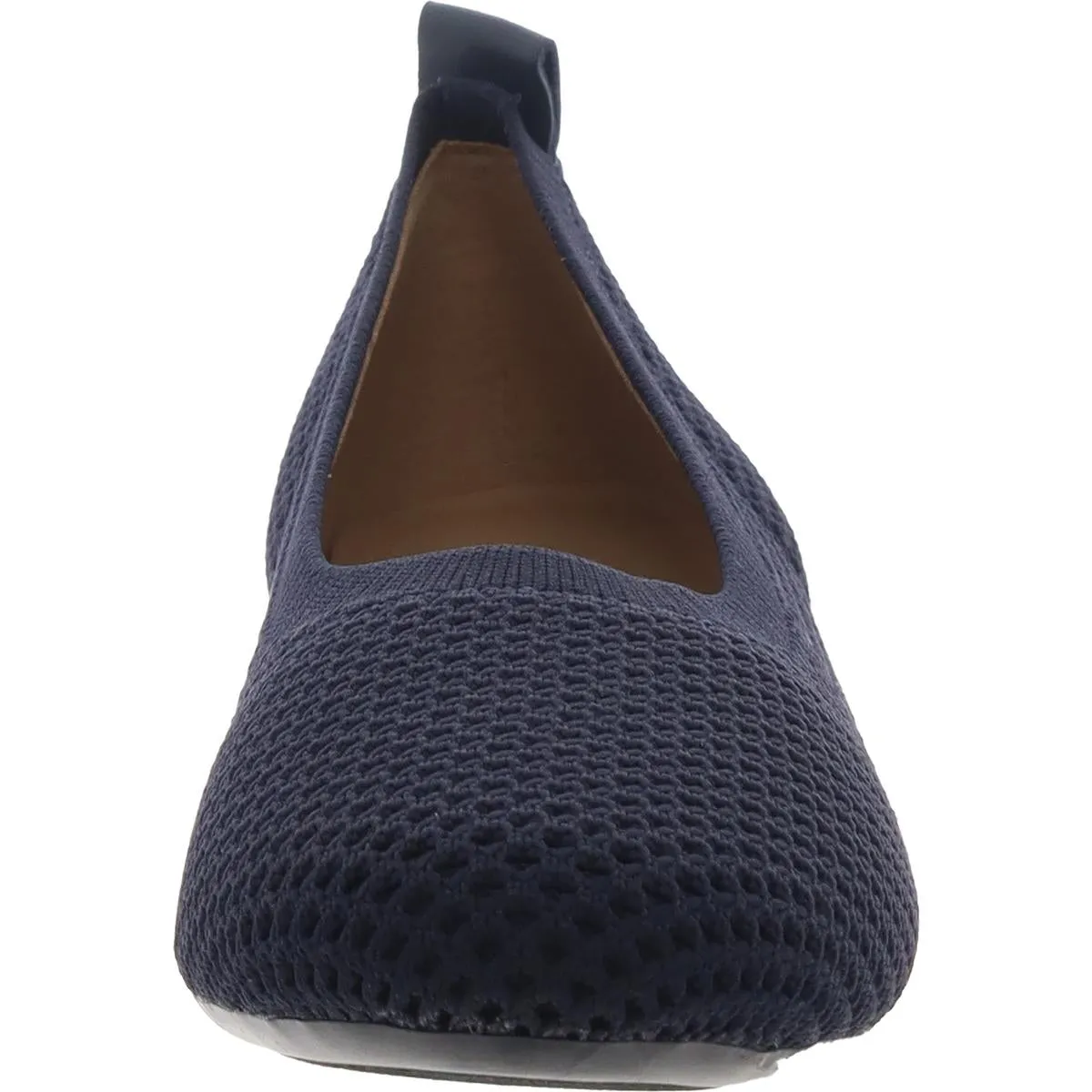 Suvi Womens Padded Insole Knit Ballet Flats
