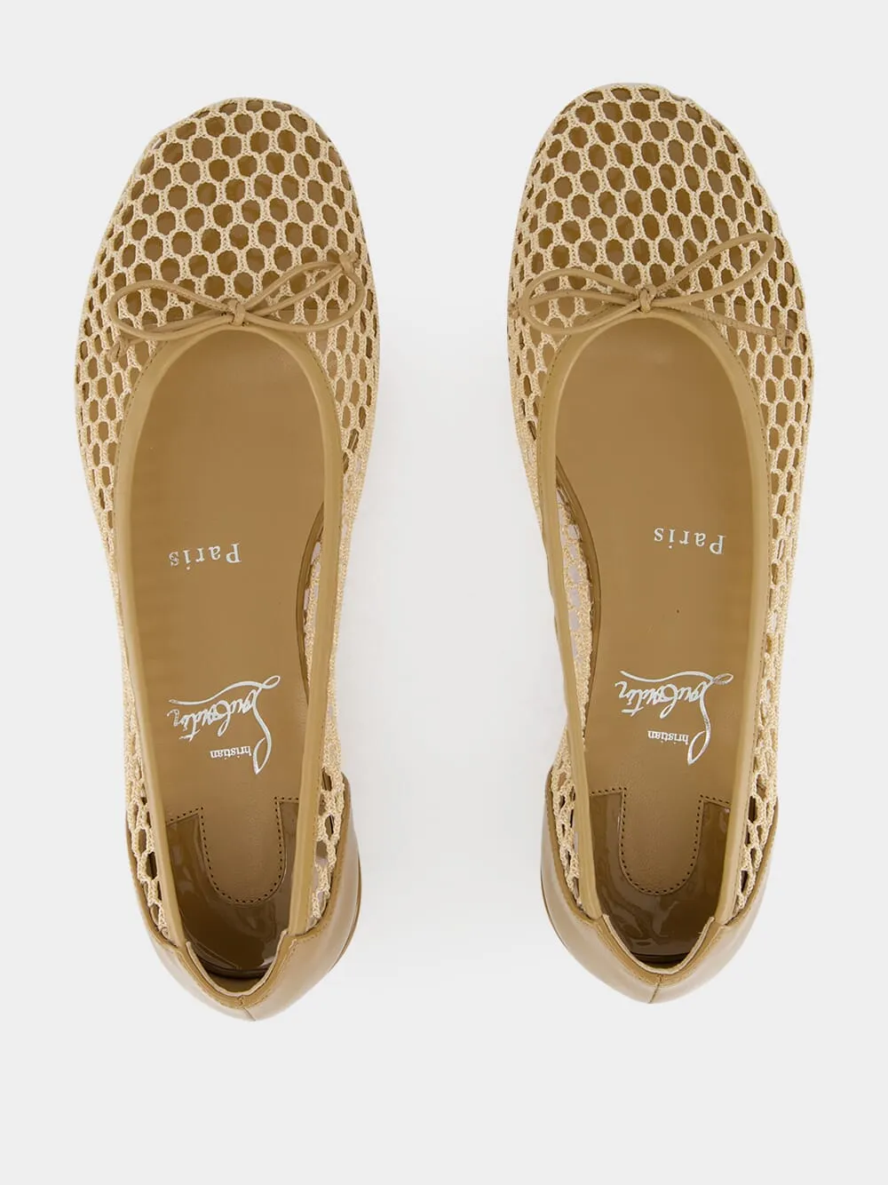 Sweetie Jane Mesh Ballerinas in Beige