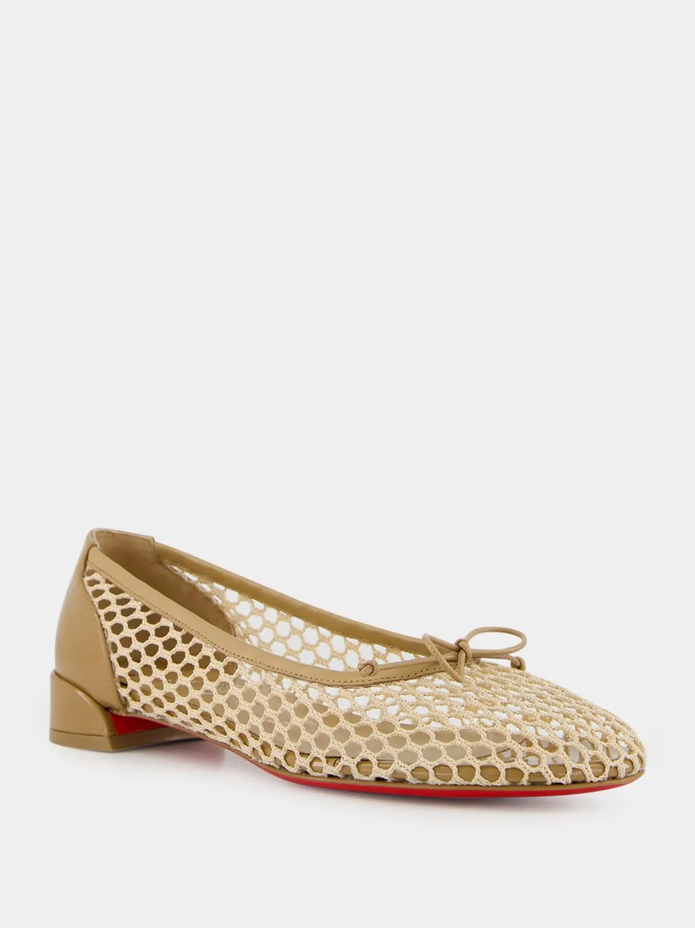 Sweetie Jane Mesh Ballerinas in Beige