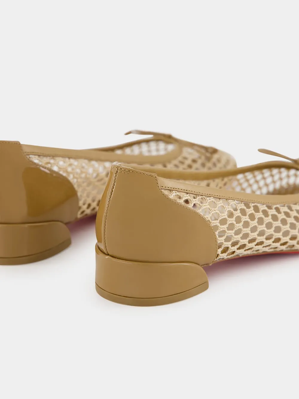 Sweetie Jane Mesh Ballerinas in Beige