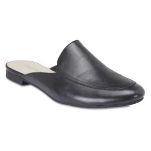 Talent Slide in Black Leather