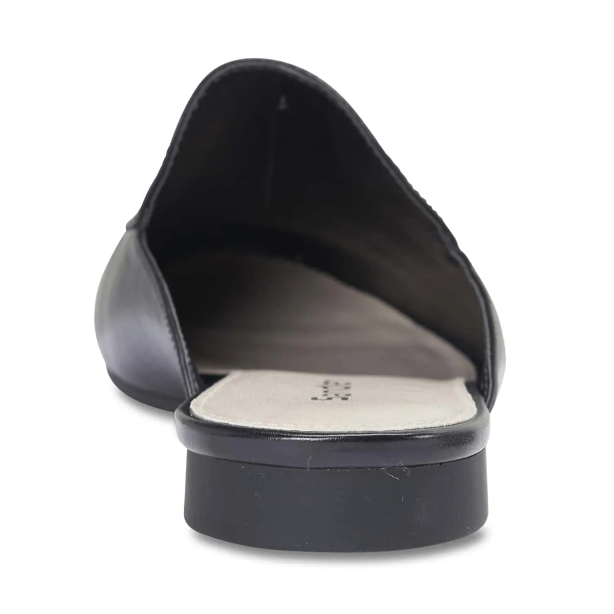 Talent Slide in Black Leather